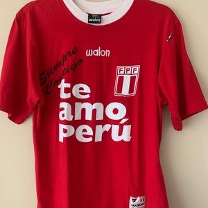 Te Amo Peru National Soccer Team Walon T- Shirt. L